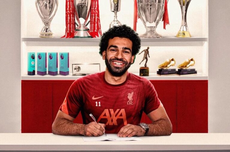 Mo Salah signed a new three-year contract with Liverpool