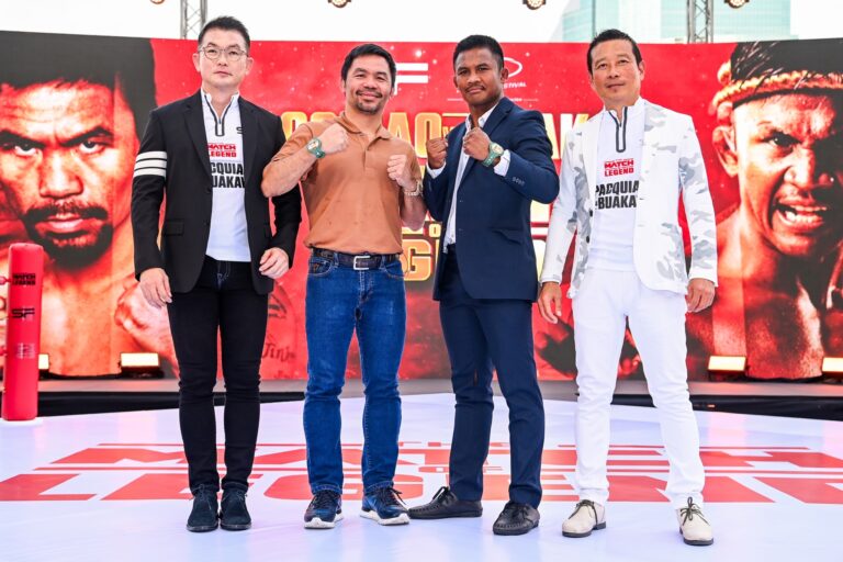 Fresh Air Festival Hosts Explosive Boxing Showdown:  Manny Pacquiao vs Buakaw Banchamek Clash in  “The Match of Legends”